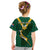 (Custom Text And Number) South Africa Rugby Go Blitzboks Sevens Kid T Shirt - Wonder Print Shop