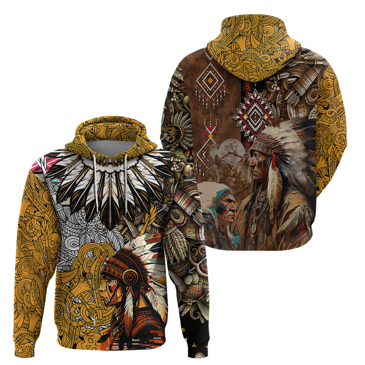 native-american-feather-hand-drawn-pattern-hoodie