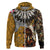 Native American Feather Hand Drawn Pattern Hoodie - Wonder Print Shop