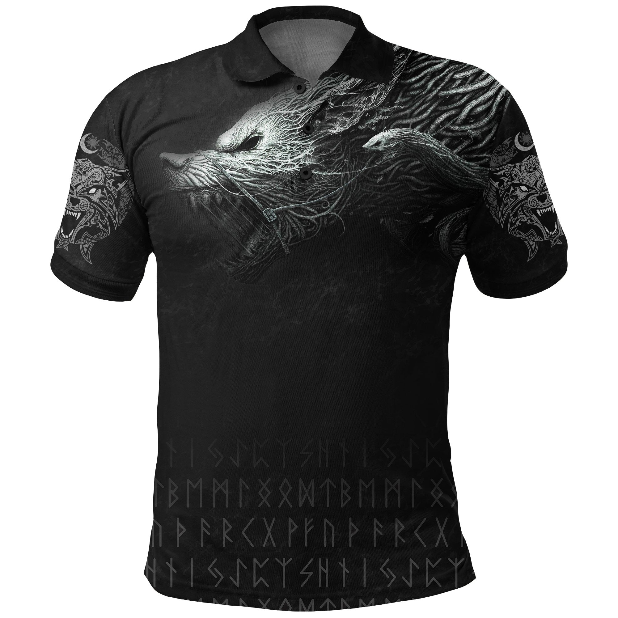 Viking Polo Shirt Fenrir RLT12 - Wonder Print Shop