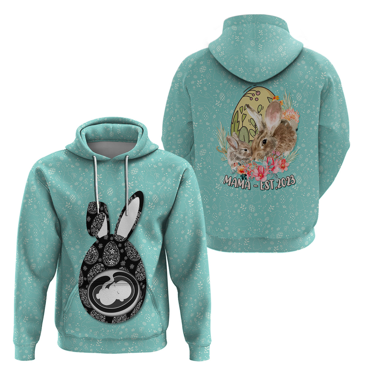 new-mom-with-baby-ultrasound-easter-hoodie