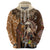 Native American Eagle Warrior Headdress Feathers Hoodie - Wonder Print Shop