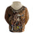 Native American Eagle Warrior Headdress Feathers Hoodie - Wonder Print Shop