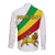 (Custom Personalised) Ethiopia Special Flag Long Sleeve Button Shirt White LT13 - Wonder Print Shop