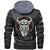 Viking Zipper Leather Jacket - Odin Rune RLT12 - Wonder Print Shop