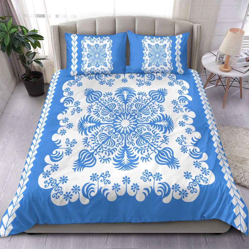 Hawaii Bedding Set Pattern Version Special Blue LT13 - Wonder Print Shop