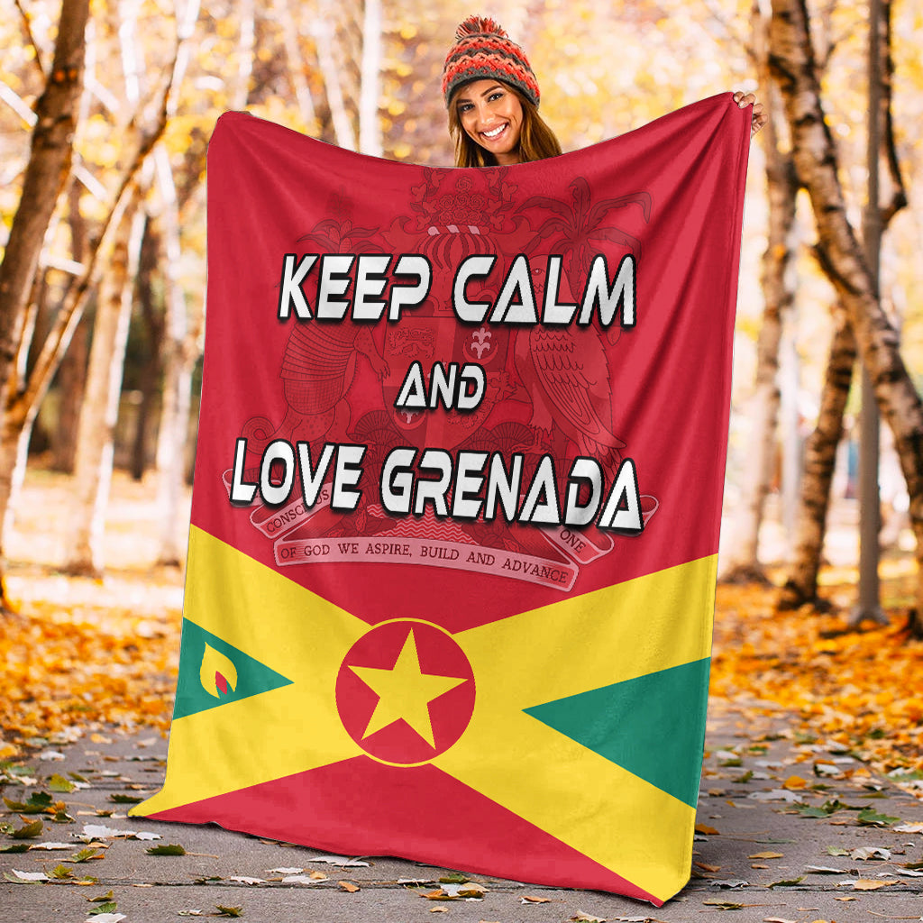 grenada-premium-blanket-keep-calm-and-love-grenada-ver02