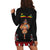 Ethiopia Hoodie Dress - Ethiopian Cross LT13 - Wonder Print Shop