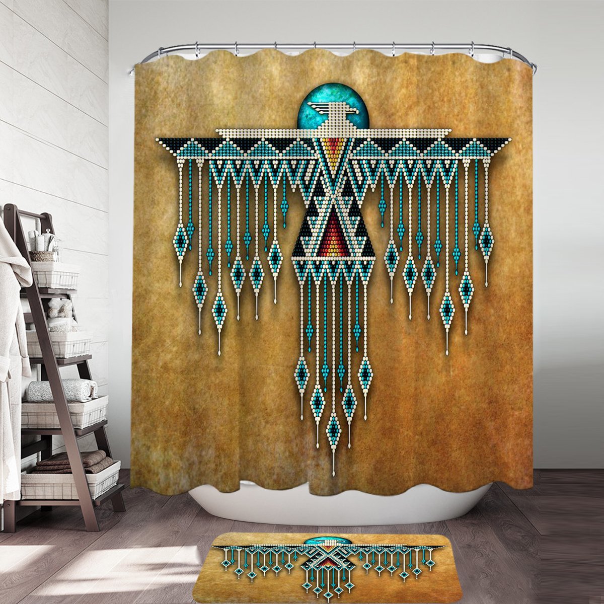 thunderbird-native-american-shower-curtain