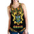 Ghana Proud Women Racerback Tank Ankara Kente LT13 - Wonder Print Shop