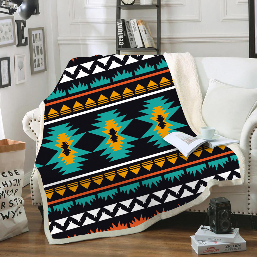 geometric-ethnic-pattern-blanket