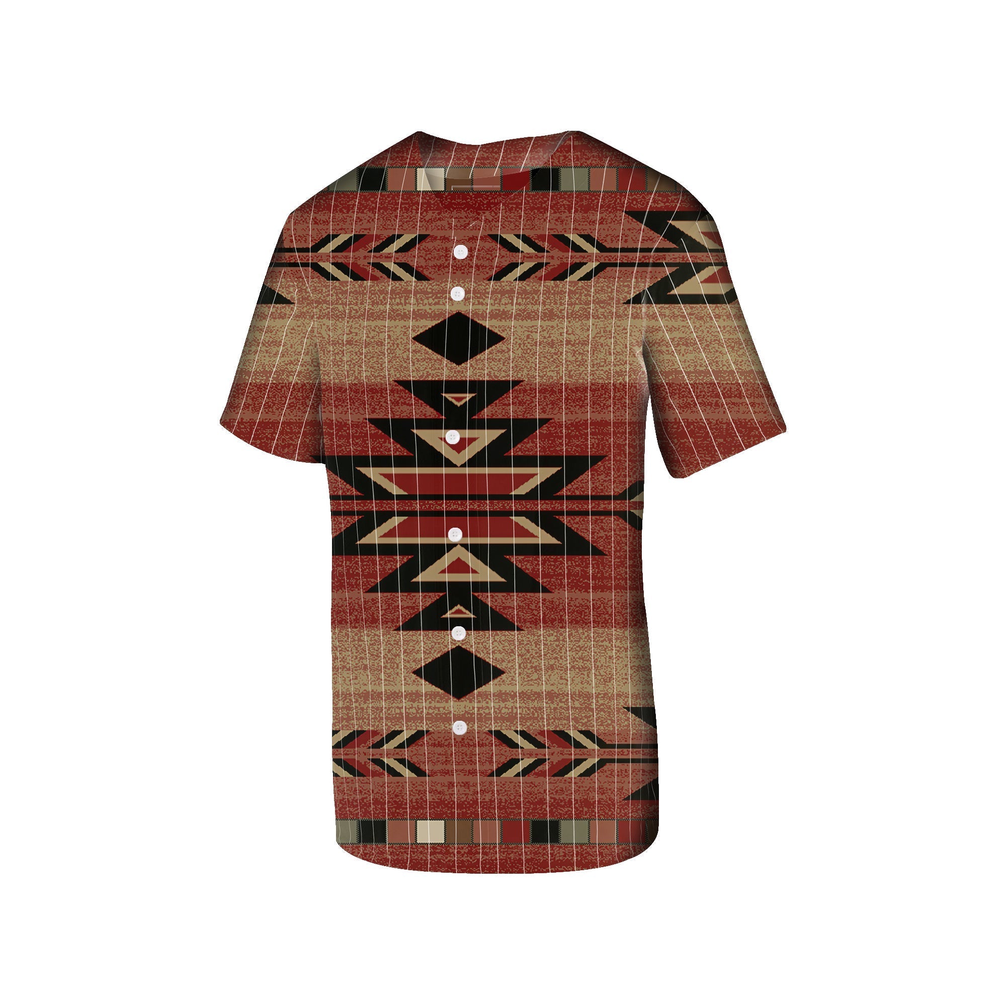 Red Arrow Native American Baseball Jersey LT10 - Wonder Print Shop