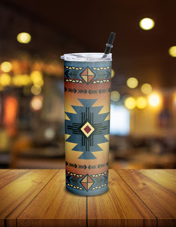 southwest-blue-symbol-native-american-skinny-tumbler