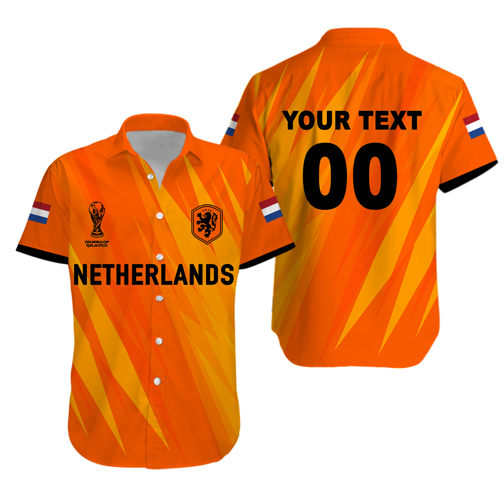 (Custom Personalised) Netherlands Football World Cup 2022 Champions Pride Hawaiian Shirt - LT12 - Wonder Print Shop