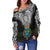 Viking Off Shoulder Sweater - Sweden Viking Symbol RLT12 - Wonder Print Shop