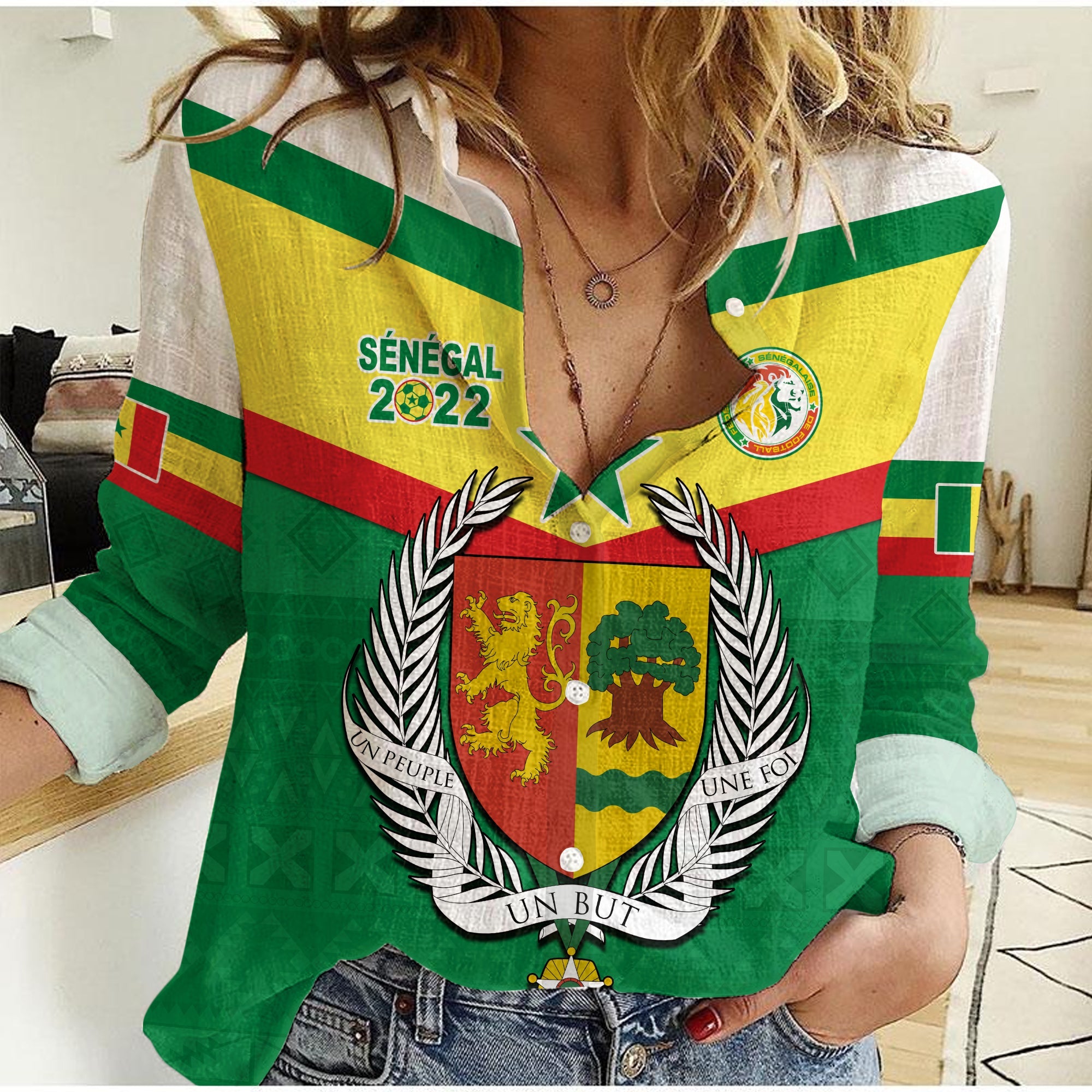 custom-text-and-number-senegal-2022-sporty-women-casual-shirt-lions-of-teranga-proud-football