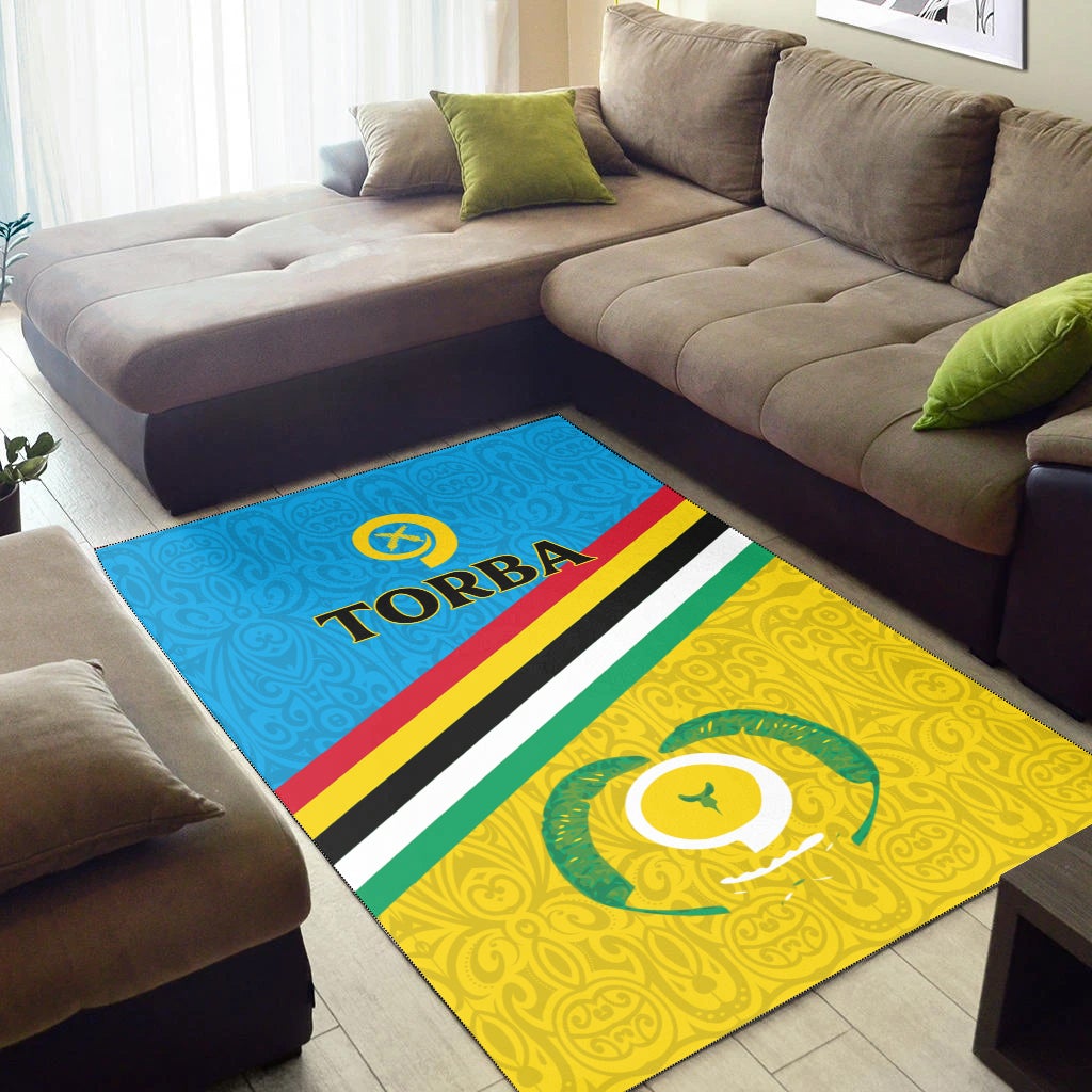 Vanuatu Torba Province Area Rug Flag Style LT12 - Wonder Print Shop