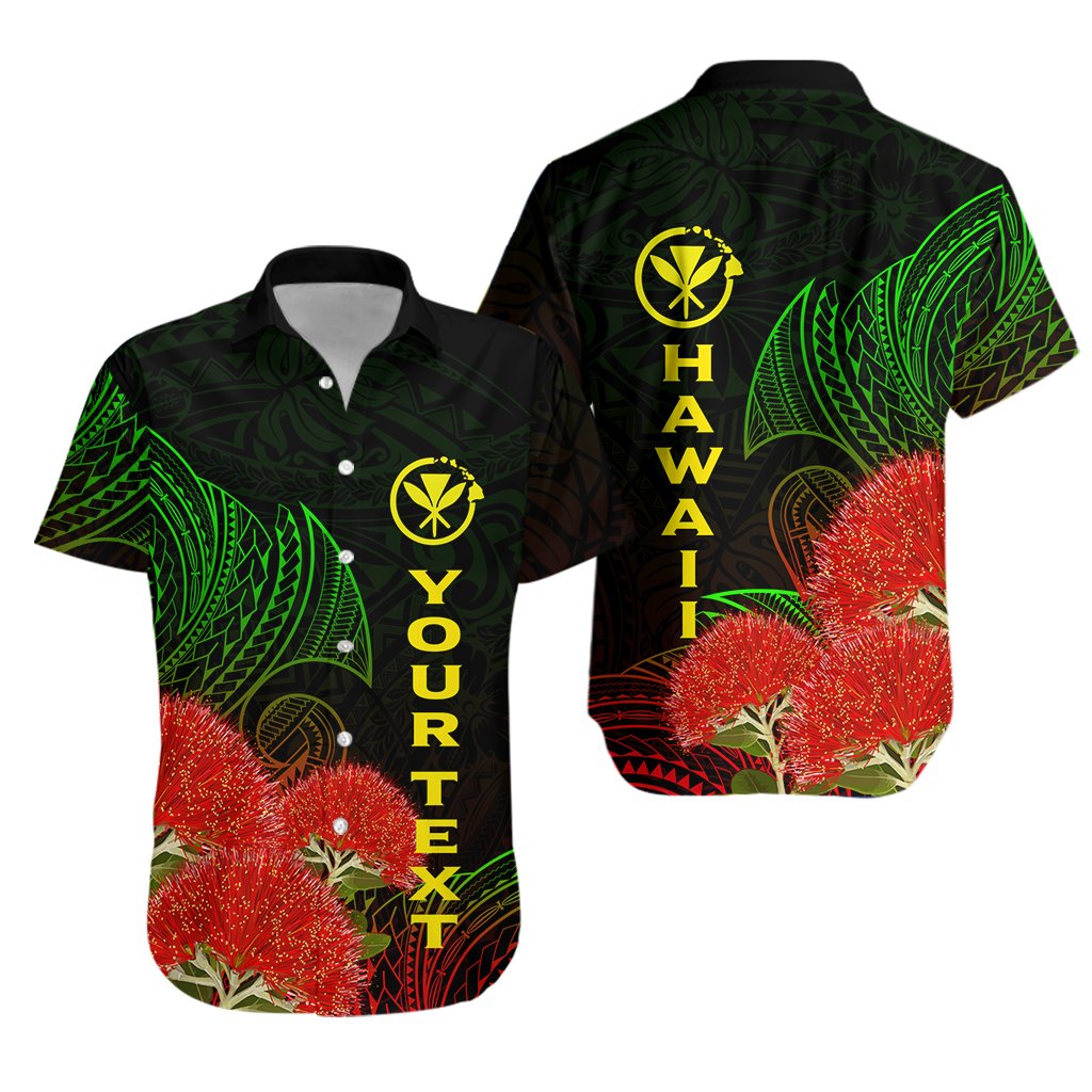 (Custom Personalised) Hawaii Polynesian Hawaiian Shirt - Ohia Lehua LT12 - Wonder Print Shop