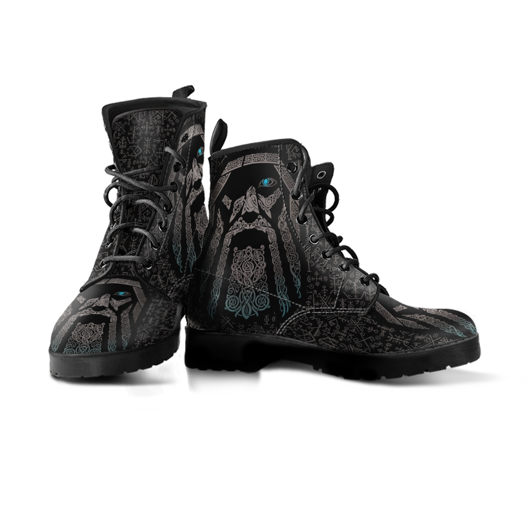 viking-womens-leather-boots-god-odin-tattoo-with-futhark