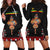 Ethiopia Hoodie Dress - Ethiopian Cross LT13 - Wonder Print Shop