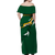 African Dress South Africa Springboks 2022 Legend Off Shoulder Long Dress LT12