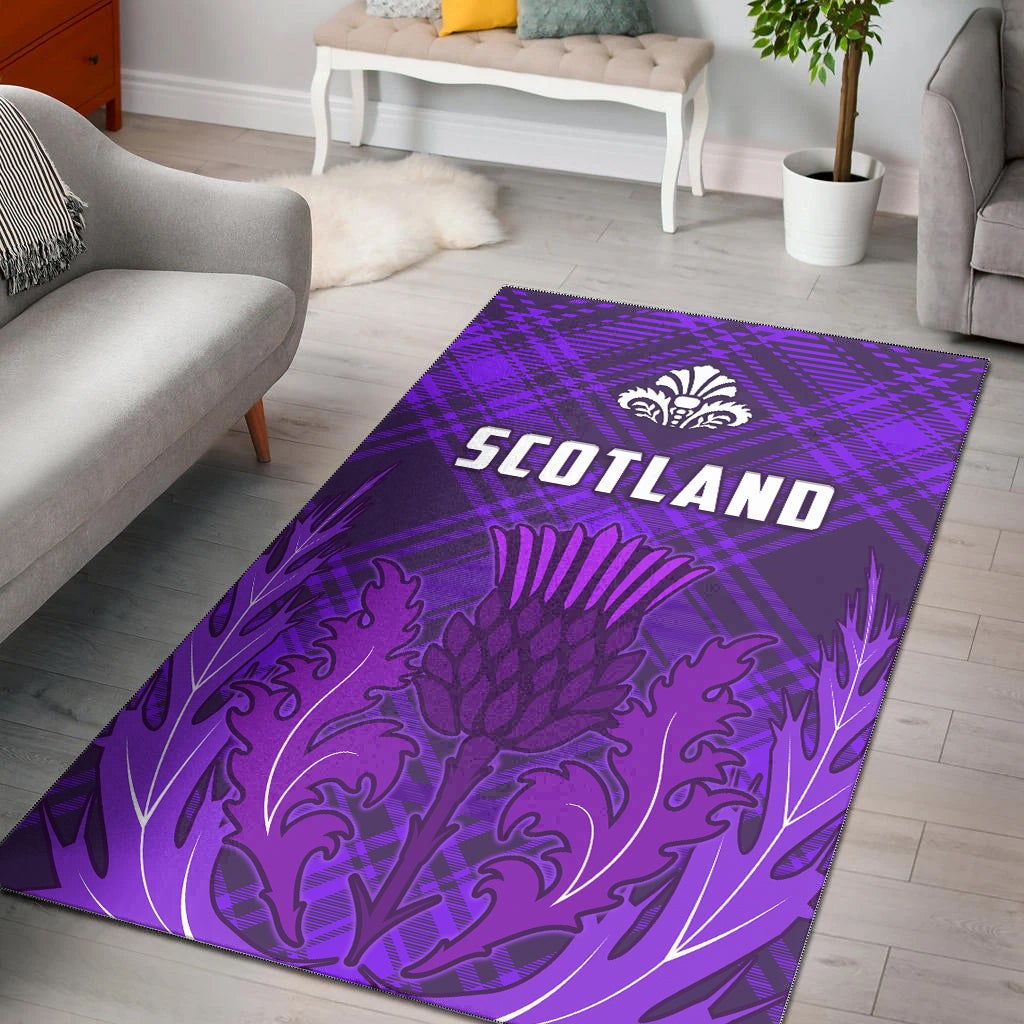 Scotland Area Rug Thistle Scottish Be Unique Ver.02 LT13 - Wonder Print Shop