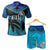 Combo Polo Shirt and Men Short Fiji Rugby Polynesian Blue - Wonder Print Shop