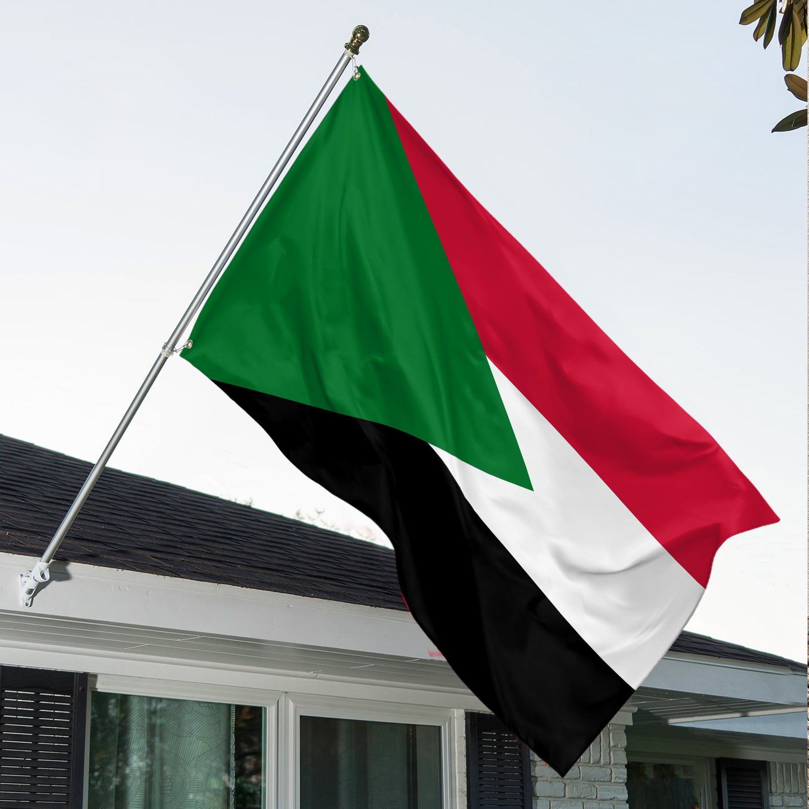 Sudan Happy Independence Day Flag - LT2 - Wonder Print Shop