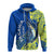 Yasawa Rugby Union Fiji Zip Hoodie - Tapa Pattern LT12 - Wonder Print Shop