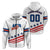 Custom USA Hockey Pride Zip Hoodie LT12 - Wonder Print Shop