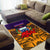 Samoa Area Rug Hibiscus With Tribal LT12 - Wonder Print Shop