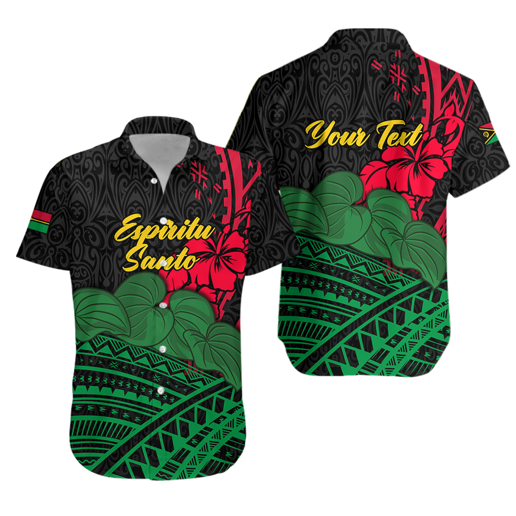 (Custom Personalised) Vanuatu Espiritu Santo Hawaiian Shirt - Kava With Hibiscus LT12 - Wonder Print Shop