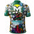 Custom Hawaii Polo Shirt Molokai High School SuPER Farmer With Polynesian Sea Turtle and Hibiscus Tribal Patterns LT10 - Wonder Print Shop