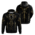 Viking Helm of Awe Gold Art Hoodie LT12 - Wonder Print Shop