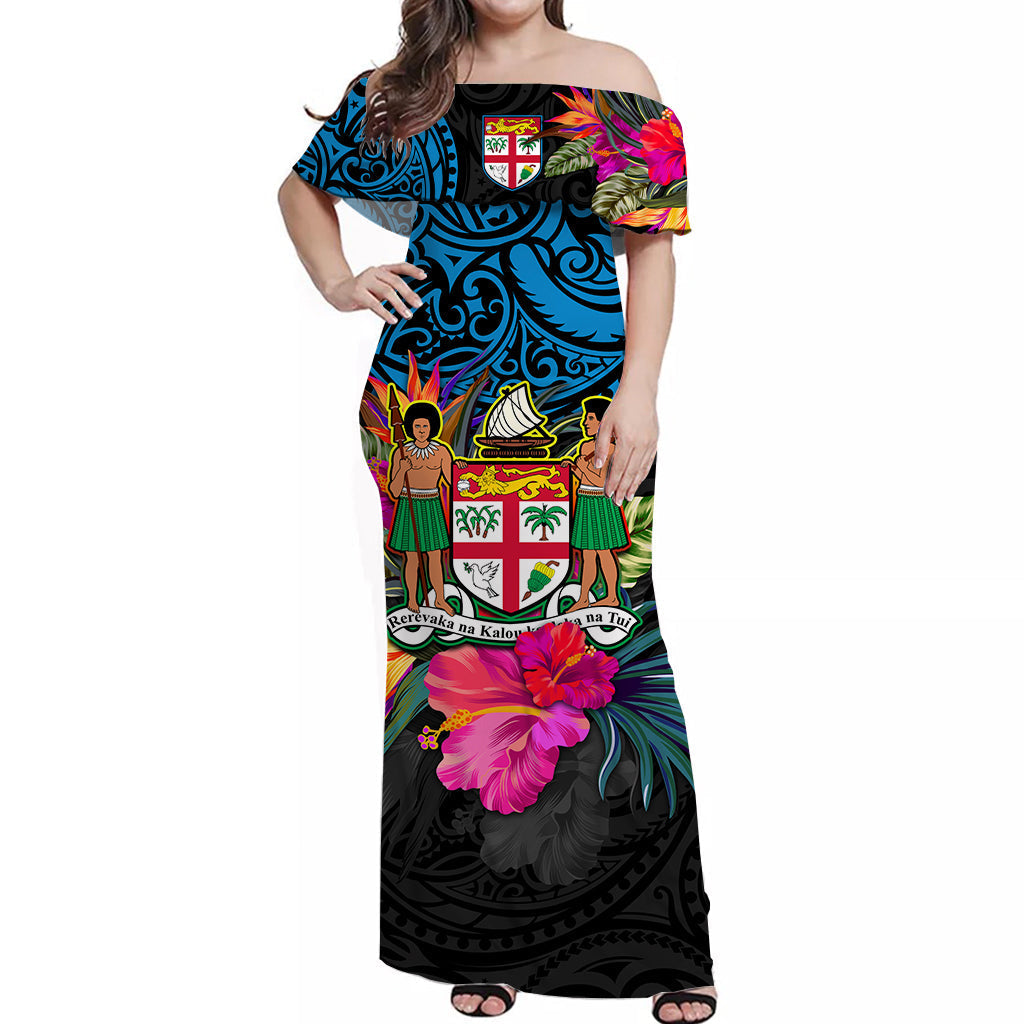 fiji-off-shoulder-long-dress-alluring-polynesia-and-tropical-flowers