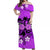 Hawaii Skull Matching Hawaiian Shirt And Dress Mysterious Polynesia and Purple Flowers LT13 - Wonder Print Shop