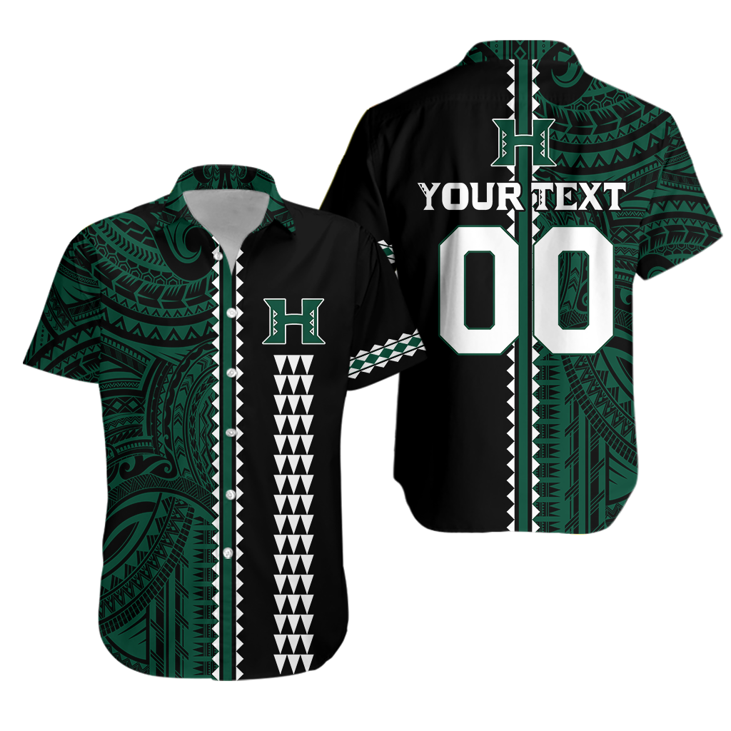 (Custom Personalised) Hawaii Kakau Warrior Football Hawaiian Shirt LT12 - Wonder Print Shop