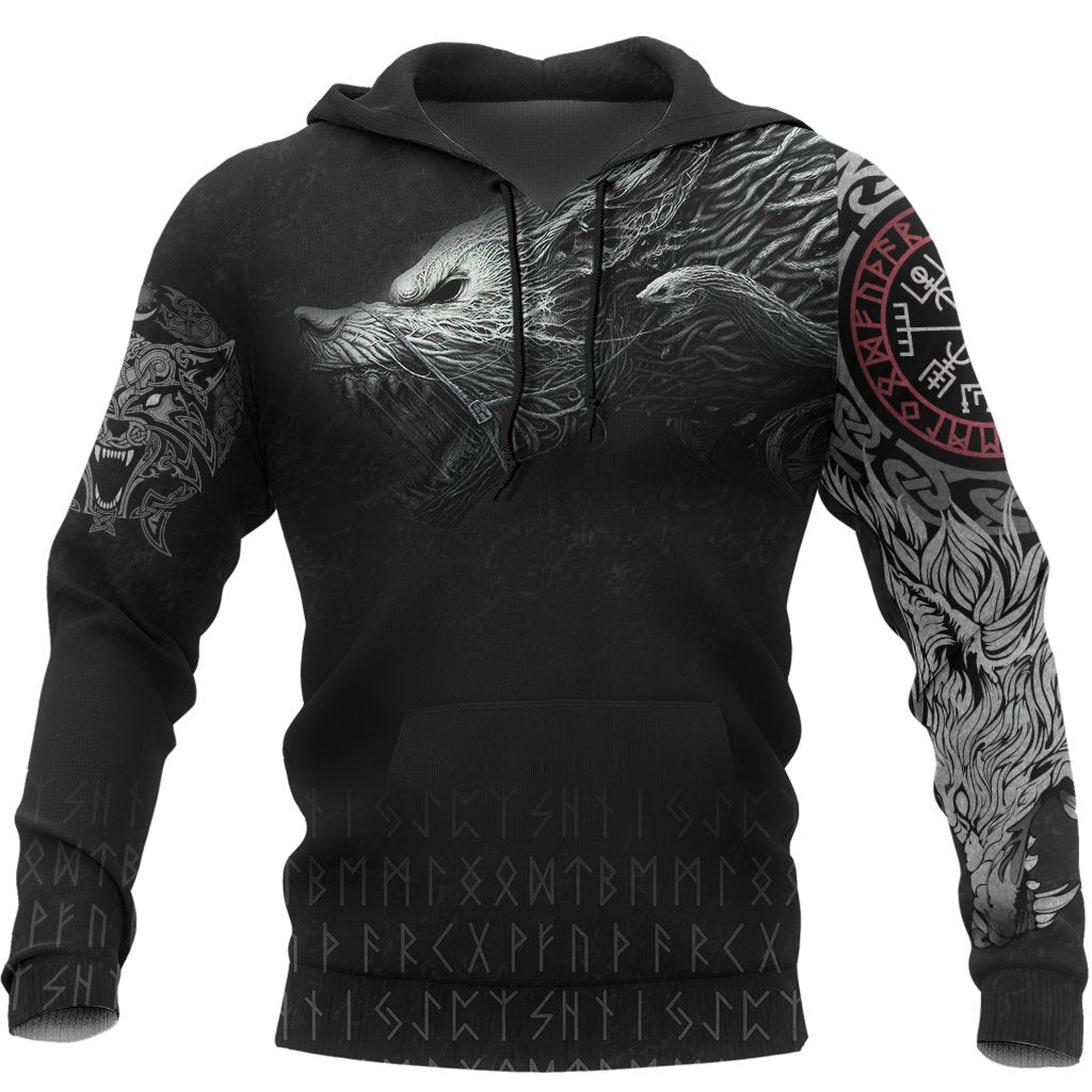 Viking Hoodie Fenrir RLT12 - Wonder Print Shop