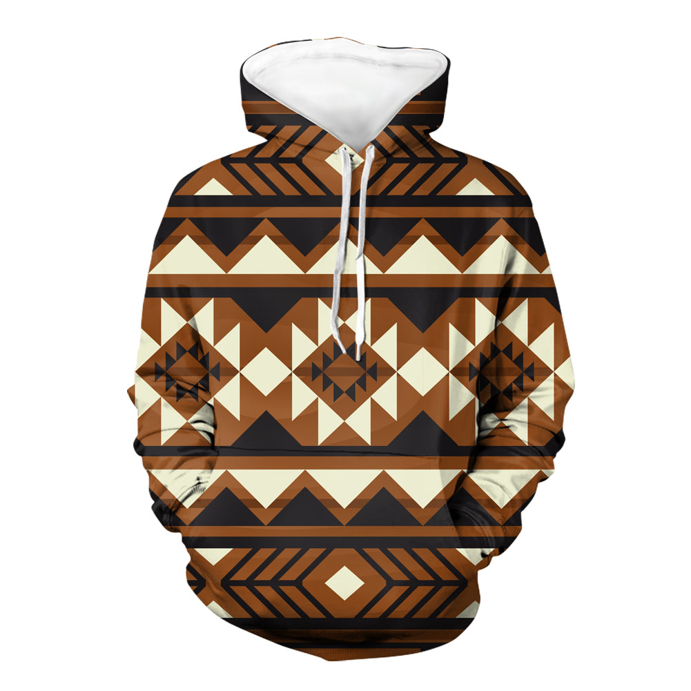 brown-pattern-native-american-3d-hoodie