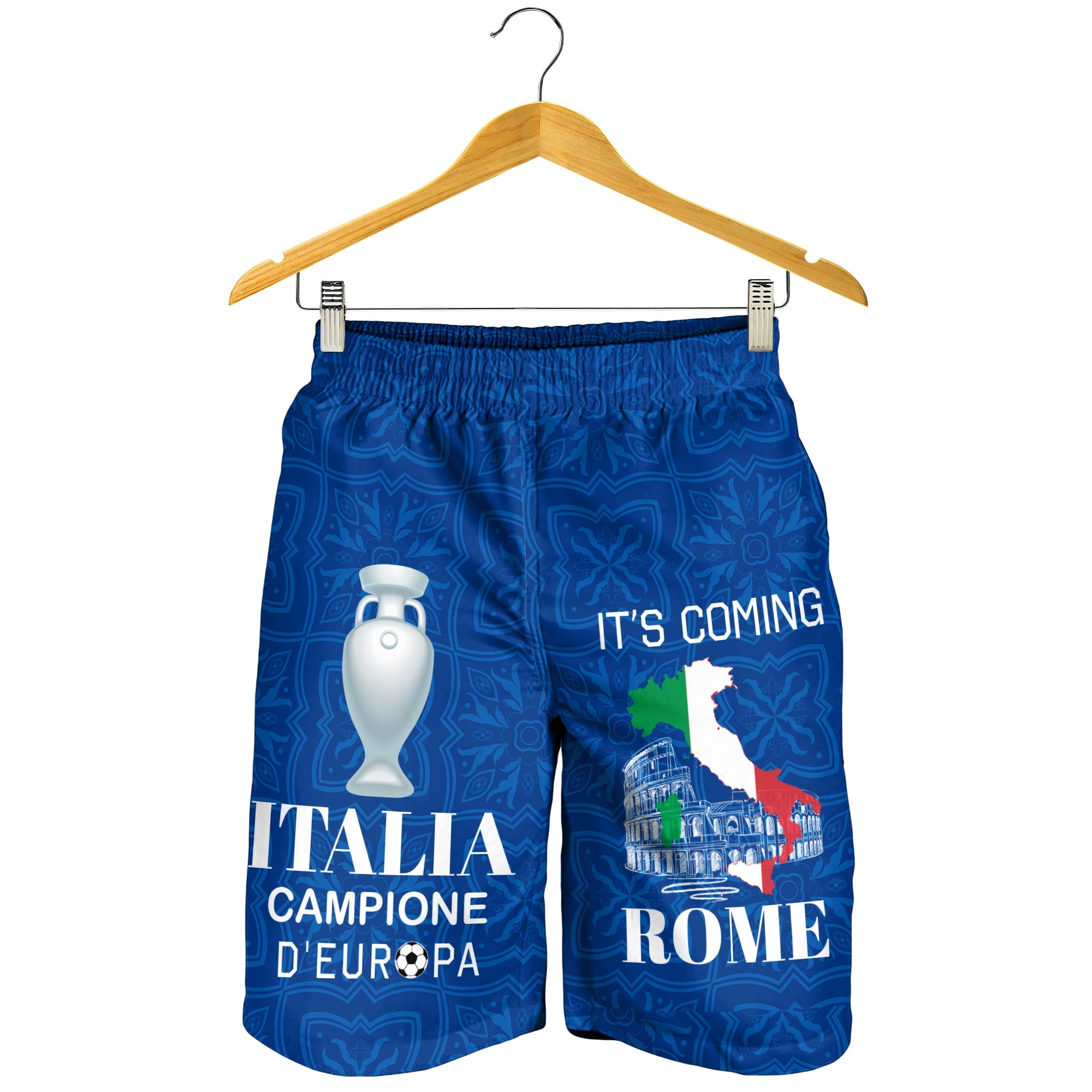 italia-campione-deuropa-it-is-coming-to-rome-men-shorts-blue