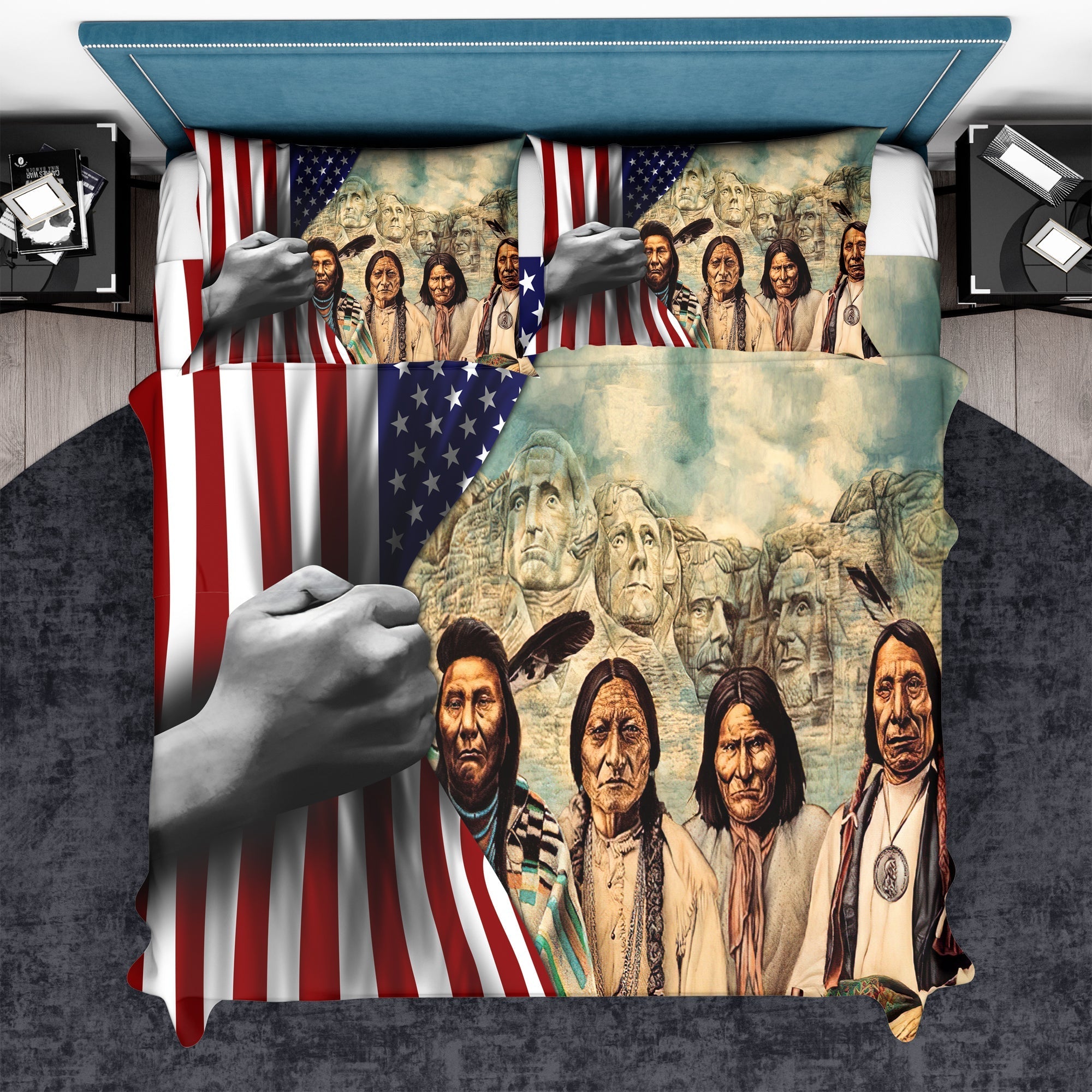 Founding Fathers Native American Bedding Set LT10 - Wonder Print Shop