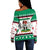 Nigeria Christmas Off Shoulder Sweater African Pattern LT13 - Wonder Print Shop