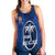 Fiji Rugby Women Racerback Tank Flying Fijians Blue Tapa Pattern LT13 - Wonder Print Shop