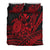 Hawaii Turtle With Hibiscus Tribal Red Bedding Set LT12 - Wonder Print Shop