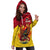 Custom Personalised Papua New Guinea Rugby Kumul Pride Hoodie Dress LT2 - Wonder Print Shop