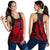 Hawaii Turtle With Hibiscus Tribal Red Women Tank Top LT12 - Wonder Print Shop