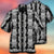 Skull Diamond Pattern Black And White Hawaiian Shirt - Wonder Print Shop