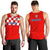 Croatia Football 2022 Checkerboard Men Tank Top - LT12