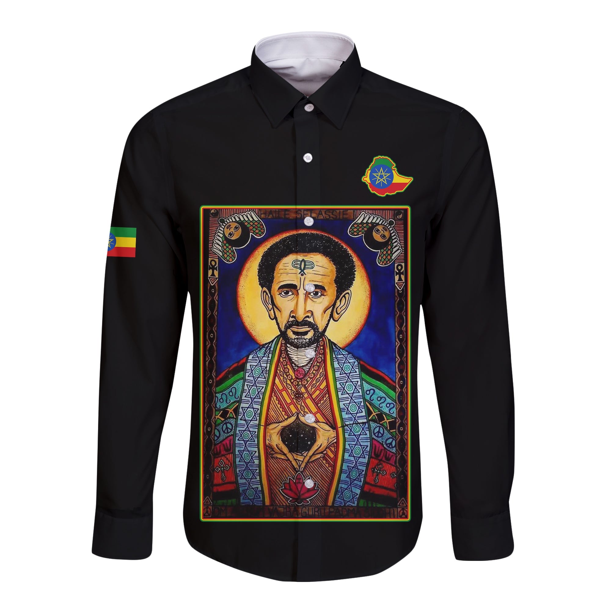 ethiopia-proud-long-sleeve-button-shirt-haile-selassie-i