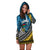 Custom Personalised Vanuatu Sanma Province Tribal Pattern Hoodie Dress LT12 - Wonder Print Shop